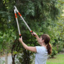 Kurtzy Coupe Branche Telescopique Robuste - 67 à 100 cm - Cisaille de Jardin Extensible pour Branches d’Arbres - Secateur Telesc