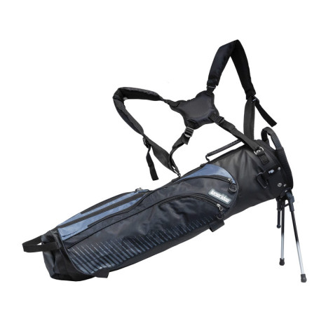 LONGRIDGE 7" Tri Lite Sac de Golf du Dimanche - Noir/Argent