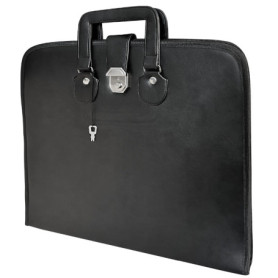 THE MASONIC COLLECTION - Grand Sac Souple Style Brief Case - Fabriqué en Faux Cuir - Résistant à l'Eau - Un cadeau maçonnique id
