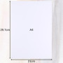 BCreativetolearn Lot de 100 feuilles de papier cartonné A4 blanc brillant 180 g/m² lisse pour imprimante, photocopieur, dessin, 