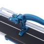 KATSU 600mm Coupe-Carreaux Manuel Professionnel avec Rail Coulissant Unique et Guide Laser, Aluminium Base, pour Coupe de Précis