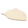 Creative Deco 2 x Formes Bouclier Bois | 30x24cm | Découpes Contreplaqués Non Peints | Decoration Tag Ornement Suspendus à Accro