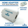 Kaico Sega Dreamcast HDMI Converter - Simple Plug and Play HDMI Converter for Sega Dreamcast - by Sega Dreamcast VGA Cable to Dr