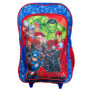 Avengers Sac à dos à roulettes pour enfants - Sac de voyage à roulettes avec poignée de tirage, 2 roues, poches latérales en mai