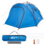 Active Era Tente Instantanée Familiale 4-5 Personnes – Tente de Camping Imperméable, Anti UV, Ventilée et Résistante - Facile à 