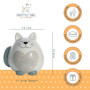 SPOTTED DOG GIFT COMPANY Tirelire Enfant, Céramique Tirelire Originale pour Filles Garçons et Adulte, Mignon Chat Themé Maison C