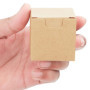 Belle Vous Lot de 100 Boite Cadeau Craft Marron - 5 x 5 x 5 cm - Petite Boite Carton avec Corde de Jute pour Cadeau de Fêtes, Ma
