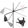 Support d'éclairage Photographie Kit: 1x Support Lumineux Aluminium Réglable 200cm et 1x Trépied Girafe Bras 140cm avec Double C