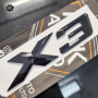 MCK Auto - X3 Noir Brillant Logo arrière Emblème Tuning Emblème