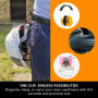 Tool Tether Clip ceinture pour casque de sécurité – Attrape-ceinture polyvalent pour casques, gants, accessoires EPI, fils, cach