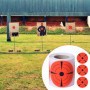 Pinsheng 200 Pièces 3 Pouces Rondes Adhésives Cibles Autocollant Cible Cibles de Tir Autocollants Cibles Adhésives Réactives Aut