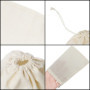 BELLE VOUS (Lot de 100 Petit Sac Cordon Coton Mousseline - 10 x 15 cm - Sac Legumes Reutilisable en Toile Végétale, Biodégradabl