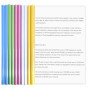 10 Feuilles Dossier Coulissante Transparent, Chemise de Couvertures de Rapports avec Barre Coulissante, A4 Reliure Dossier, Rapp