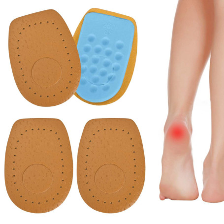 2 Paires Semelles Epine Calcaneenne,Talonnette,De Semelles Orthopédiques Rehaussante,Semelles Talon,Tendinite Tendon Achille,Sem