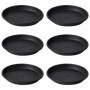 Vesaneae 6 Pièce Soucoupe Plante Plastique, 15cm Soucoupe Ronde en Plastique pour Pot de Fleur, Soucoupe pour Pot de Fleur, Plat