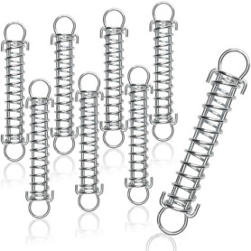 Belle Vous (Lot de 8) Ressort de Traction en Acier Inoxydable - Longueur 170 mm, Diamètre 3 mm - Ressort de Rappel à Double Croc
