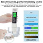 3 en 1 Testeur de Qualité de l'eau, LCD Écran TDS EC Mètre Digital TDS Testeur, Température Mètre, Conductivité et Température M