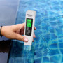 3 en 1 Testeur de Qualité de l'eau, LCD Écran TDS EC Mètre Digital TDS Testeur, Température Mètre, Conductivité et Température M
