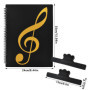 Dossier De Musique A4 Dossier De Rangement Pour Partition De Musique, Classeur Partition Extensible 4 Pages, Chemises Pour Parti
