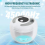 Nettoyeur Ultrasons 45kHz Nettoyeur Ultrason Appareil avec Lampe UV Nettoyeur Bijoux Ultrasonique Bac a Ultrasonic Cleaner Pour 