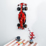 Brickify Support mural compatible avec Lego Technic Ferrari SF-24 42207 – Affichez en toute sécurité votre voiture – Ensemble Le