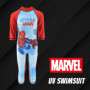 Marvel Spiderman Maillot de Bain Garçon, Maillot de Bain Protection UV, Ensemble de Natation Une Pièce, T-Shirt et Pantalon de B