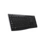 Logitech K270 Clavier Sans Fil pour Windows, Clavier US International QWERTY - Noir