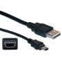 2 m 1,8 m Mini USB mâle vers mâle câble de synchronisation 1 m USB 2.0 A – 5 broches mini B appareil photo/GPS, TomTom, GPS, Gar