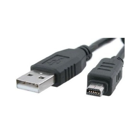 Dragon Trading® - Câble USB haute qualité pour appareils photo numériques Olympus CB-USB5/CB-USB6 - compatible avec les modèles 