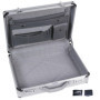 Perel Attaché-case pour ordinateur portable et documents A4, avec 2 serrures à combinaison, bandoulière et coins renforcés, parf