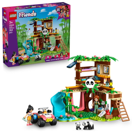 LEGO Friends 42648 Le Sanctuaire des Pandas - Jeu de Construction pour Fille des 7 Ans