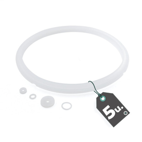 CECOPARTS - Accessoires pour Autocuiseurs, Caoutchouc de Silicone pour Autocuiseurs GM - Compatible avec les Séries B, C, D, E, 