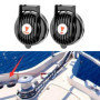 EVTSCAN 2 pièces Marine Bateau Ancre guindeau Pied de treuil Interrupteur Compact Haut et Bas Bateau Bateau Ancre treuil commuta