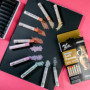 MONT MARTE Pastel Sec Métallique – 10 pièces – Craie Pastel pour Peinture extraordinaire de style Métallique – Texture douce et 