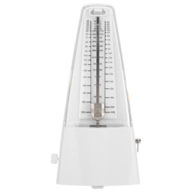 Métronome mécanique, Easy Operate Tempi Metronome pour musiciens pour laboratoires pour entrepôts(blanc)