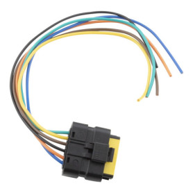 FanPaYY Kit de réparation de faisceau de feu arrière, 28cm prise femelle de connecteur de faisceau à 6 broches compatible avec C