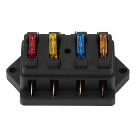 Porte-fusible de lame de voiture, Voies Boîte Fusibles support de bloc de boîte à fusibles de lame Standard de Circuit 12-24V av