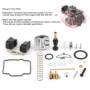 Aramox Kit de Restauration de carburateur, kit de diaphragme de réparation de carburateur 1.4in Ensemble d'accessoires de Moto 3