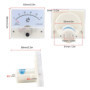 85C1 Compteur de Courant Analogique DC0-50UA ABS Pointeur Ampèremètre DC 500V pour Équipement Électrique