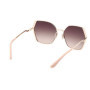 GUESS Femme GU7843 Lunettes de Soleil, Shiny Rose Gold, 61
