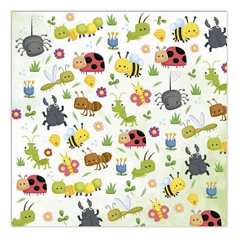 Image secondaire de Masque en tissu hygiénique réutilisable Enfant Insectes