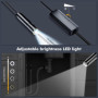 iWarmbase Endoscopique Caméra d'inspection de Serpent 1080P, 3 en 1 USB Camera Endoscopique, Type C de portée avec 8 lumières LE