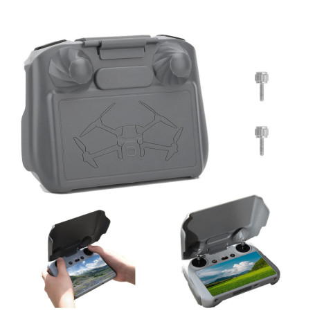 Fututech 2 en 1 Pare-Soleil pour DJI Mini3 Mini 3 Pro RC Housse Etui de Protection pour DJI RC Télécommande Protecteur Anti-Rayu