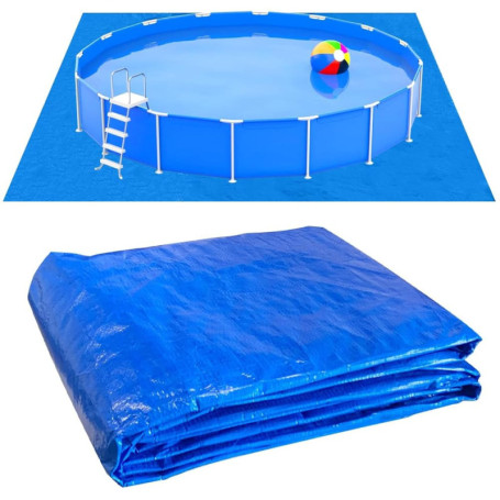 DTYGUIXE Tapis de Sol pour Piscine Tapis de Sol et de Protection Bleu pour Piscine Protecteur Fond de Piscine Tapis de Piscine G