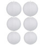 ZYEKIU 6 Pièces Abat Jour Papier Lampe Papier Abat Jour Lanterne Rond En Forme de Boule Lampions Classiques pour Jardin, Mariage