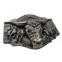 Xwest Longhorn Cowboy Cowgirl Bull Rodeo Western Texas Belt Buckle Boucle de ceinture
