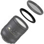 Komet Lot de 2 bagues Step Up de 62 mm à 72 mm pour filtre d'objectif d'appareil photo 62 mm à 72 mm