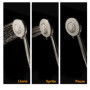 Vappore Pommeau de Douche Universel 3 Modes de Jet d'Eau, Haute Pression, Facile à Installer, Tête de Douche Économique d'Eau, F
