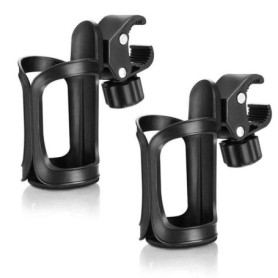 Mise à Niveau du Porte-vélos 2 Porte-Bouteilles 360 degrés Rotation Rotation Rapide Anti-dérapant Tasse Porte-Boisson pour Pouss