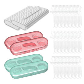 4 Boîtes De Fil Dentaire Et 2 Boîtes De Fil Dentaire Automatiques, Boîtes De Fil Dentaire Portables, Boîtes De Fil Dentaire En P